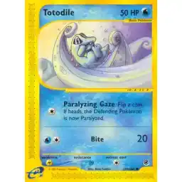 Expedition - 135/165 - Totodile (Moderately Played)