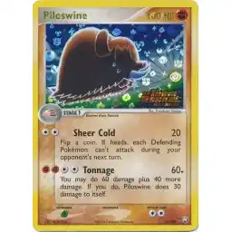 EX Team Rocket Returns - 013/109 - Piloswine - Reverse Holo (Near Mint -)