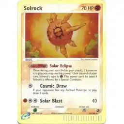 EX Sandstorm - 013/100 - Solrock - Reverse Holo