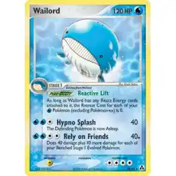 EX Legend Maker - 14/92 - Wailord - Holo Rare (Lightly Played)