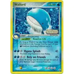 EX Legend Maker - 14/92 - Wailord - Reverse Holo Rare (Moderately Played)