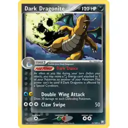 EX Team Rocket Returns - 015/109 - Dark Dragonite - Rare (Heavily Played)