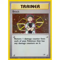 Gym Heroes - 015/132 - Brock - Holo (Lightly Played)