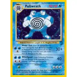 Base Set 2 - 015/130 - Poliwrath - Holo (Lightly Played)