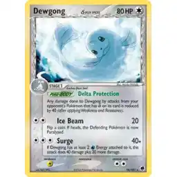 EX: Dragon Frontiers - 015/101 - Dewgong (delta species) - Rare