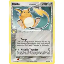 EX: Holon Phantoms - 015/110 - Raichu (delta species) - Holo (Lightly Played)