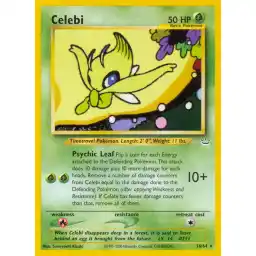 Neo Revelation - 16/64 - Celebi - Rare (Heavily Played)