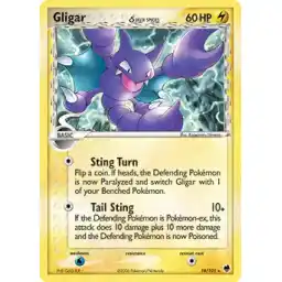 EX: Dragon Frontiers - 016/101 - Gligar (delta species) - Rare