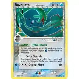 EX: Holon Phantoms - 016/110 - Rayquaza (delta species) - Holo (Moderately Played)