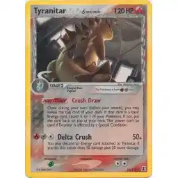 EX Delta Species - 16/113 - Tyranitar (delta species) - Reverse Holo (Lightly Played)
