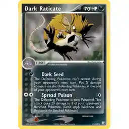 EX Team Rocket Returns - 017/109 - Dark Raticate - Rare