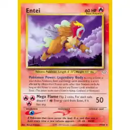 Neo Revelation - 17/64 - Entei - Rare (Lightly Played)