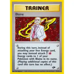 Gym Challenge - 017/132 - Blaine - Holo