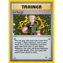 Gym Heroes - 017/132 - Lt. Surge - Holo