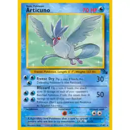 Fossil - 17/62 - Articuno - Rare (Lightly Played)