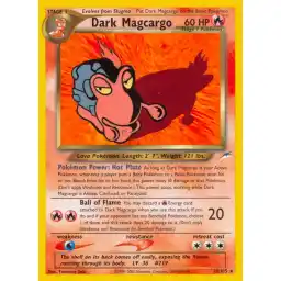 Neo Destiny - 018/105 - Dark Magcargo - Rare