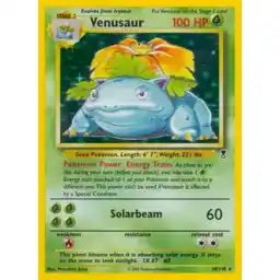 Legendary Collection - 018/110 - Venusaur - Holo (Damaged)