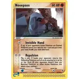 EX Ruby & Sapphire - 018/109 - Nosepass - Rare
