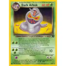 Team Rocket - 19/82 - Dark Arbok - Rare (Lightly Played)