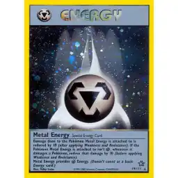 Neo Genesis - 019/111 - Metal Energy - Holo (Lightly Played) (Swirl)