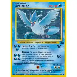 Fossil - 02/62 - Articuno - Holo (Heavily Played)