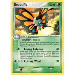 EX Deoxys - 002/107 - Beautifly - Holo