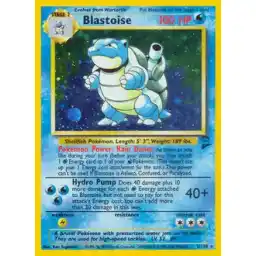 Base Set 2 - 002/130 - Blastoise - Holo (Moderately Played)