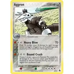 EX Legend Maker - 2/92 - Aggron - Holo Rare (Lightly Played)