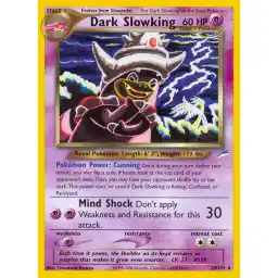 Neo Destiny - 020/105 - Dark Slowking - Rare