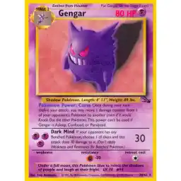 Fossil - 20/62 - Gengar - Rare