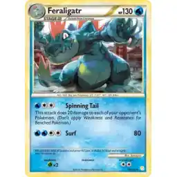 HeartGold & SoulSilver - 020/123 - Feraligatr - Rare