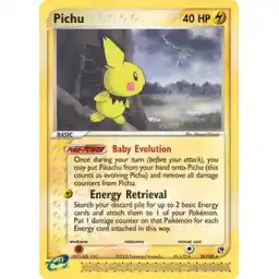 EX Sandstorm - 020/100 - Pichu - Rare