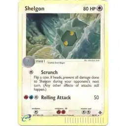EX Dragon - 20/97 - Shelgon - Reverse Holo (Lightly Played)