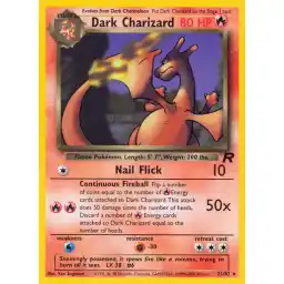 Team Rocket - 21/82 - Dark Charizard - Rare (Moderately Played)