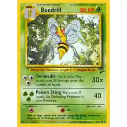 Base Set 2 - 021/130 - Beedrill - Rare