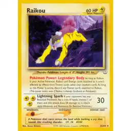 Neo Revelation - 22/64 - Raikou - Rare (Moderately Played)