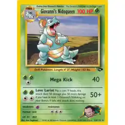 Gym Challenge - 023/132 - Giovanni's Nidoqueen - Rare