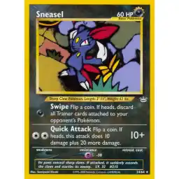 Neo Revelation - 24/64 - Sneasel - Rare (Moderately Played)