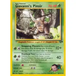 Gym Challenge - 024/132 - Giovanni's Pinsir - Rare