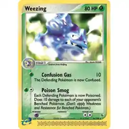 EX Ruby & Sapphire - 024/109 - Weezing - Rare