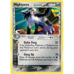 EX Delta Species - 24/113 - Mightyena (delta species) - Rare