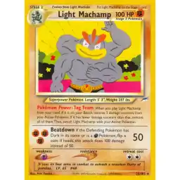 Neo Destiny - 025/105 - Light Machamp - Rare