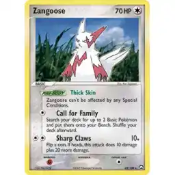EX Power Keepers - 25/108 - Zangoose - Rare