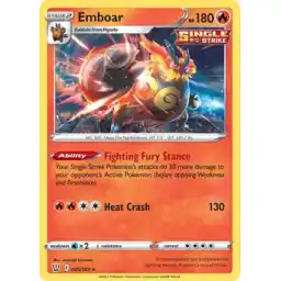 Battle Styles - 025/163 - Emboar - Holo Rare