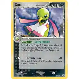 EX: Dragon Frontiers - 025/101 - Xatu (delta species) - Rare