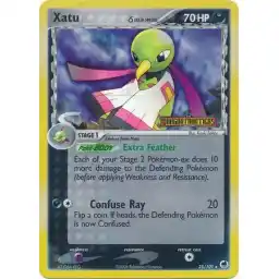 EX: Dragon Frontiers - 025/101 - Xatu (delta species) - Reverse Holo
