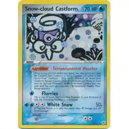 EX Hidden Legends - 25/101 - Snow-cloud Castform - Reverse Holo Rare