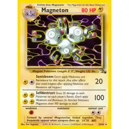 Fossil - 26/62 - Magneton - Rare (Lightly Played)