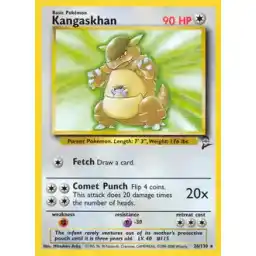 Base Set 2 - 026/130 - Kangaskhan - Rare (Lightly Played)