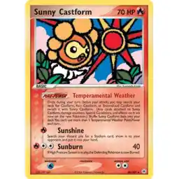 EX Hidden Legends - 26/101 - Sunny Castform - Rare